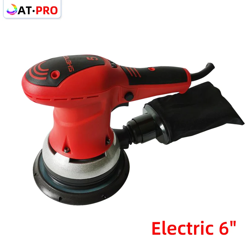 6 inch Electric Sandpaper Machine 150mm Vacuum Sander For Car Grinding