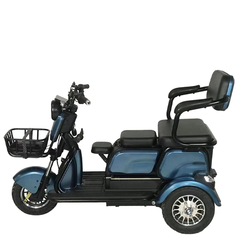 

Hot Selling Three Wheels Electric Bike Adult Tricycle Cargo With 3 Seats for Sale