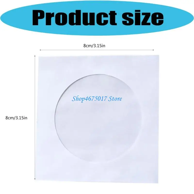 H4GA 콤팩트 디스크 종이 슬리브 봉투 8CM 크기 경량 및 내구성으로 휴대가 간편 공간 절약형 디자인