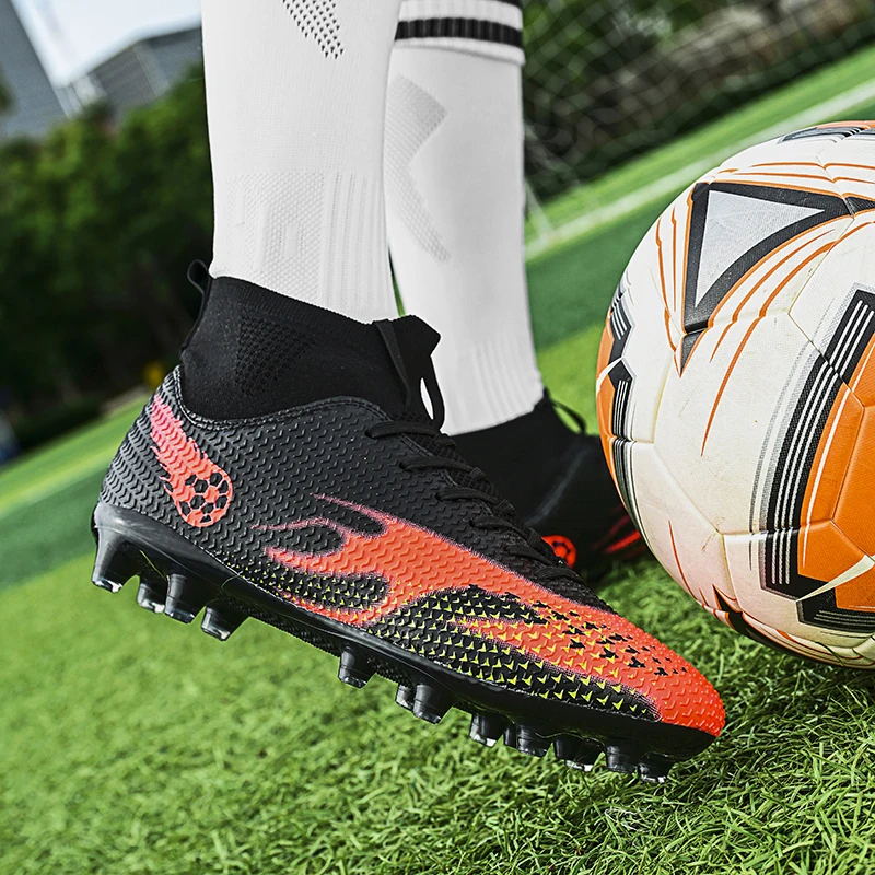 Bota de fútbol de la sociedad, zapatillas altas de fútbol, calzado