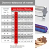 YZH Carbide Machine Reamer HRC60 11mm ~25mm Coated Straight Groove 4F 6F Tolerance H7 Inner Hole Harened Steel Metal Cutter CNC 6