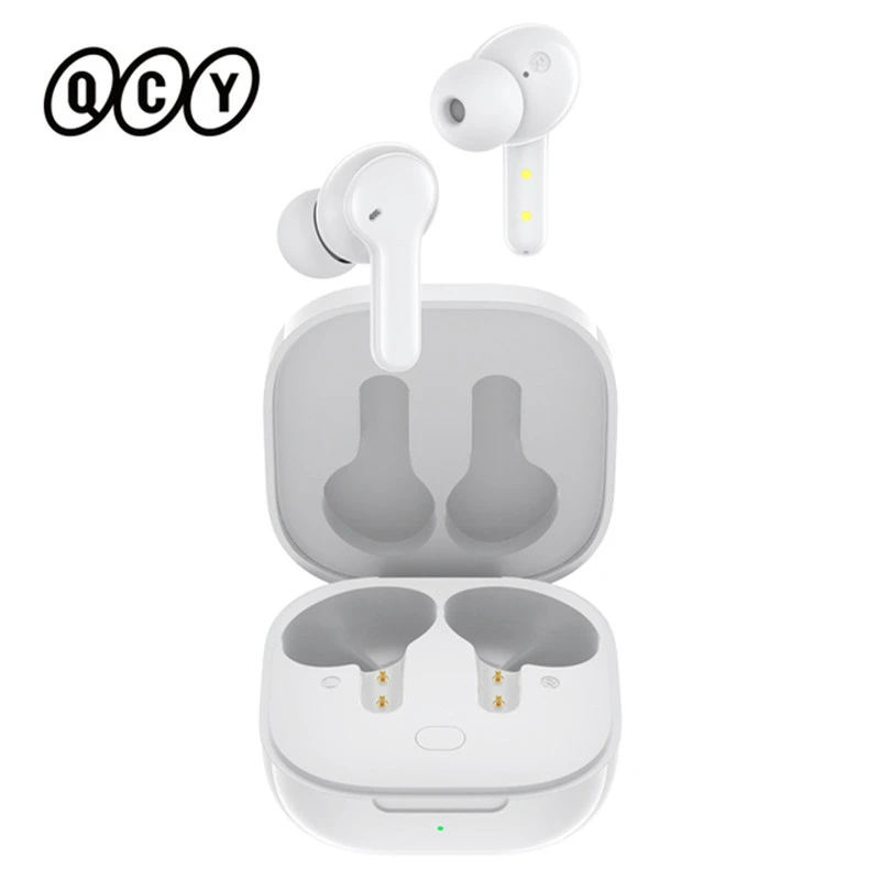 QCY T13 Bluetooth Headphone V5.1 Wireless TWS Earphone Touch Control Earbuds 4 Microphones ENC HD Call Headset Customizing APP running headphones