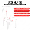 Christmas Dining Chair Cover Spandex Elastic Chair Slipcovers Case Stretch Chair Covers for Wedding Hotel Banquet Dining Room ﻿ 2