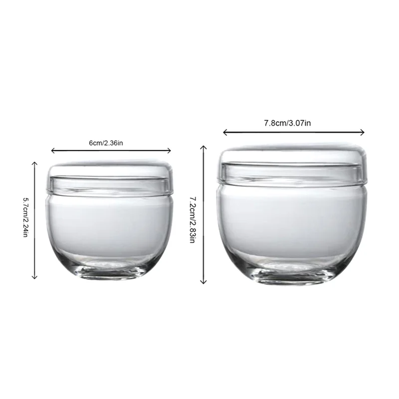 Portable Small Glass Jar With Lid Sugar Container Bottles Kitchen Storage Glass Jars Transparent Mini Tea Storage Bottle 6