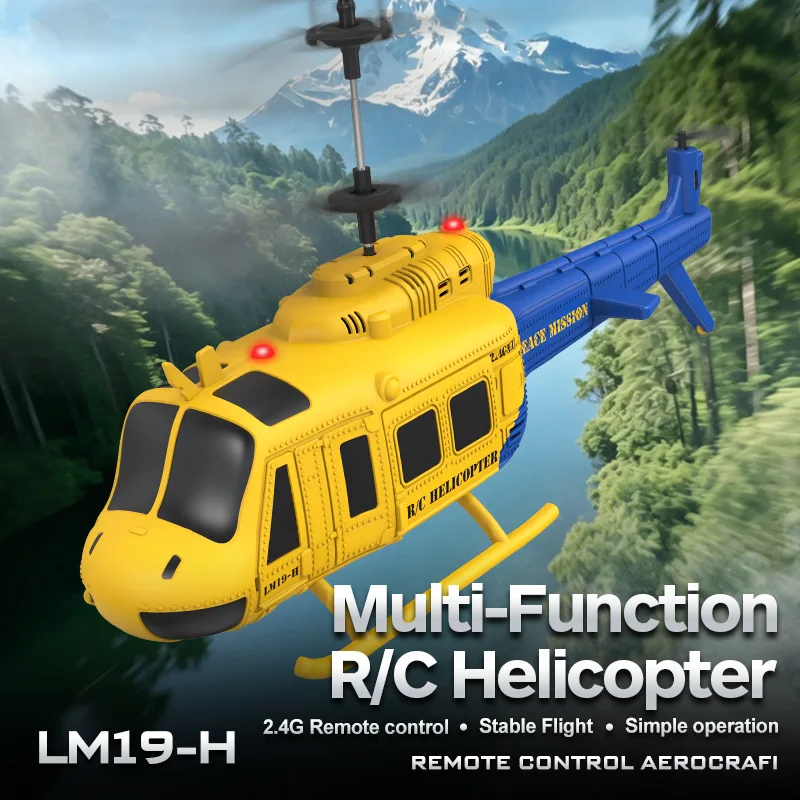재고 있음 RC 헬리콥터 LM9H 3.5CH 2.4g 안정적인 비행 원키 이착륙 450mAh 리모컨 RC 비행기 남자아이 선물