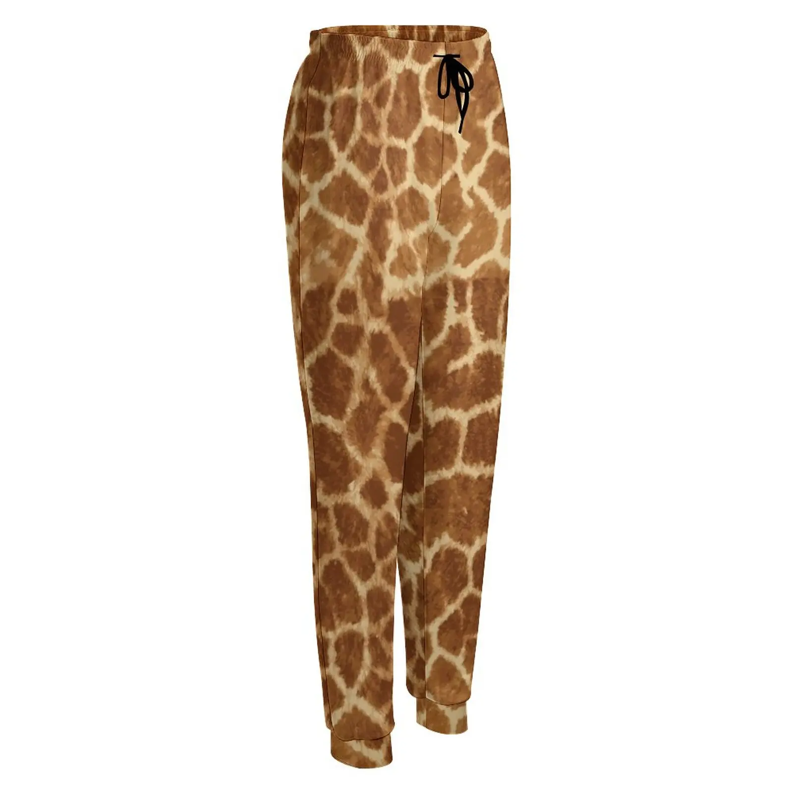 Giraffe Skin Print Baggy Pants Spring Animal Art Classic Sweatpants Female Y2K Graphic Trousers Big Size 4
