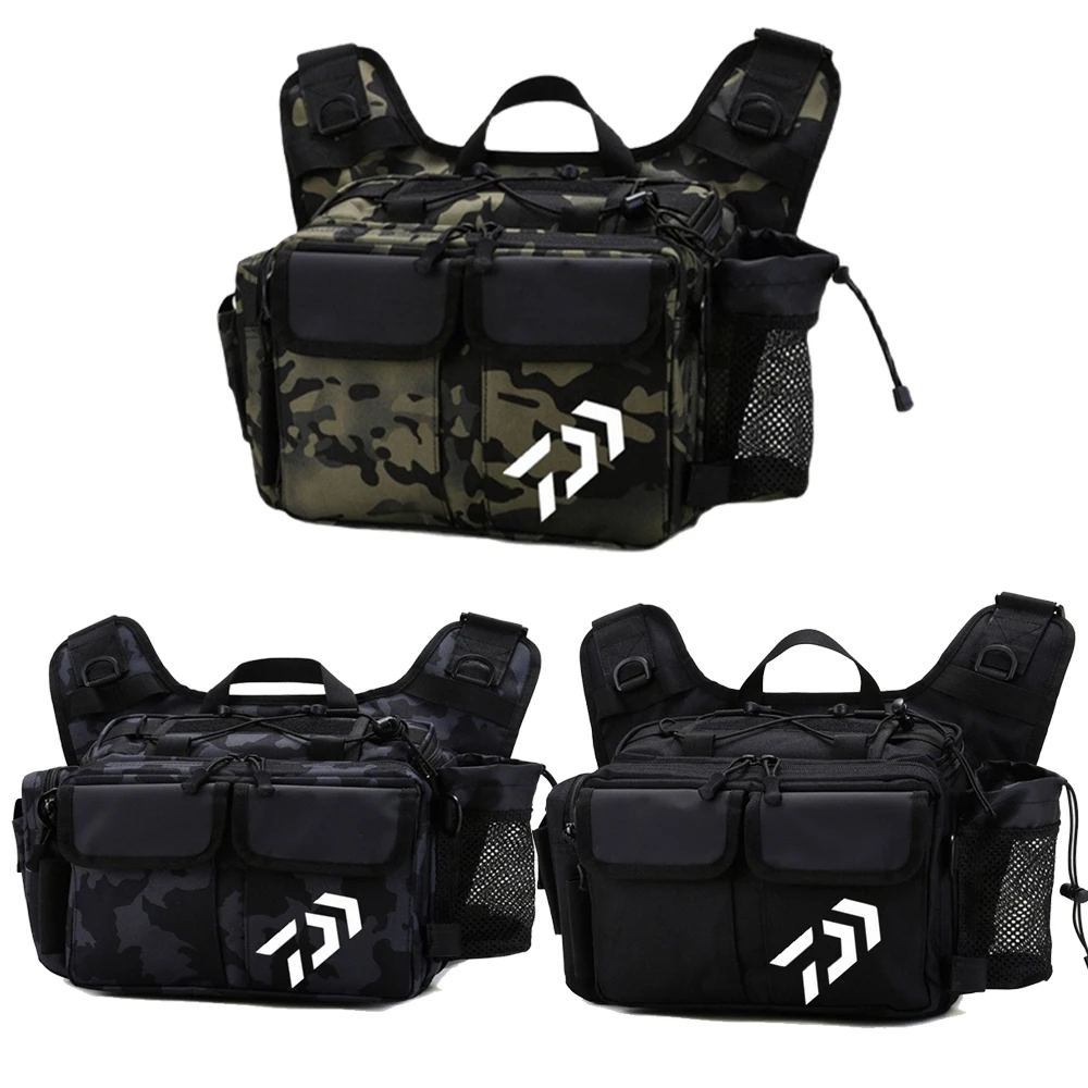 Daiwa Fishing Tackle Sling Bag Daiwa Fishing Rod Holder Waist Packs