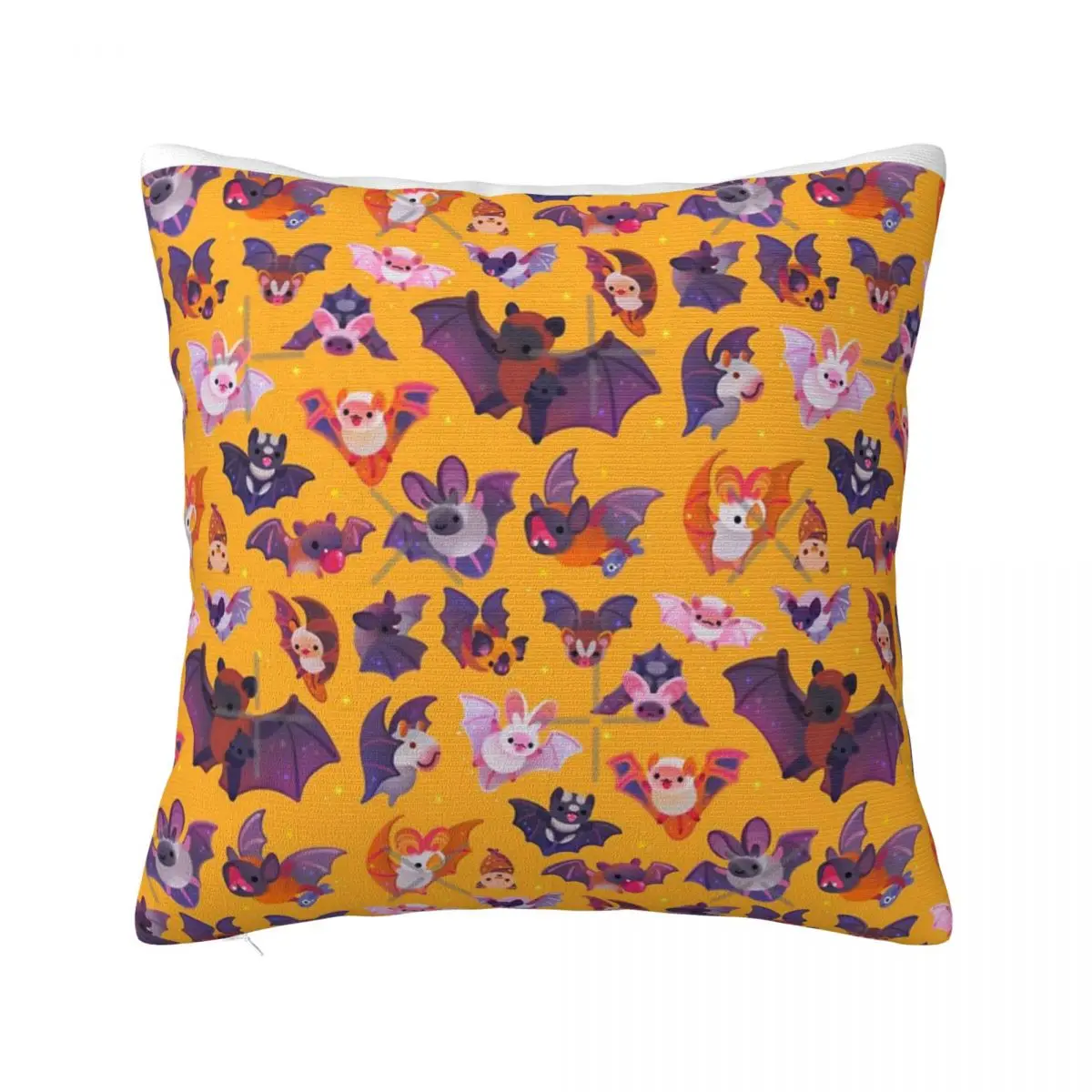 

Bat - Yellow Pillowcase Pillowcase 40X40 Covers For Bed Pillows Pillow Case Pillow Cover