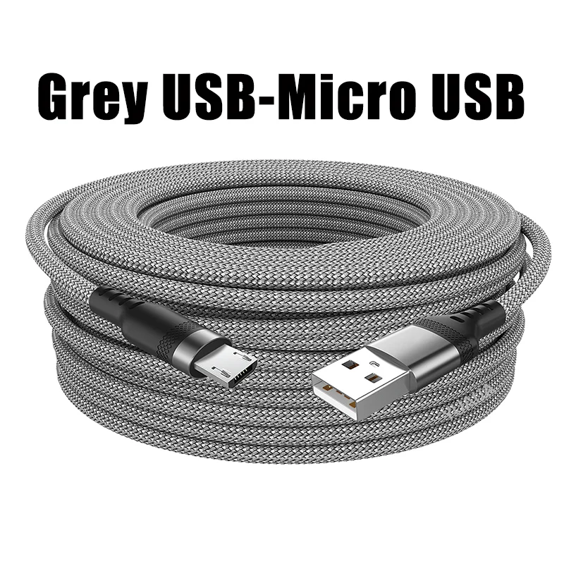 Ultra-Durable 5-Meter Fast Charge Micro USB Cable