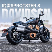 1:12 Harley SPORTSTER S Alloy Racing Motorcycle Model Diecast Street Sports Motorcycle Model Kids Toy Gift M41 1