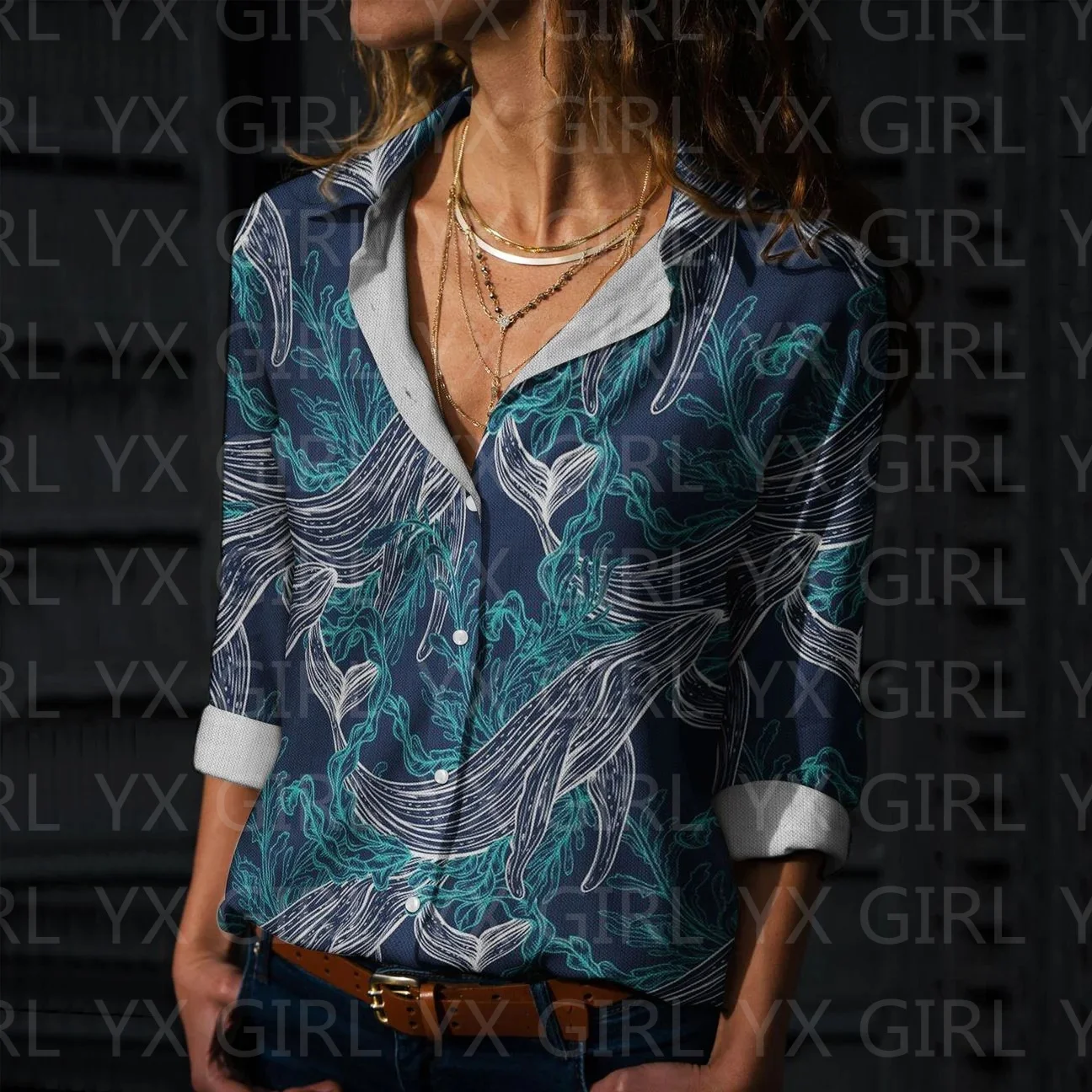 Рисунок 4 - Женская с рисунком Кита Повседневная