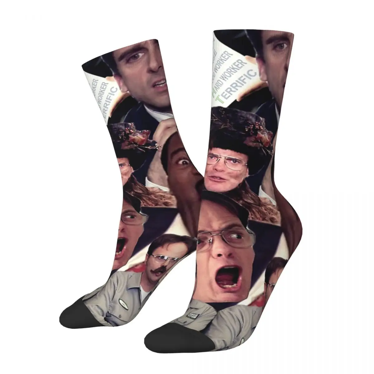Office Mashup stockings Thickened thermal stockings Men's and women's stockings, For Unisex