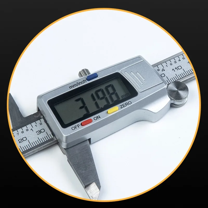 Vernier Caliper 6 Inch 150mm Digital Stainless Steel Micrometer Measuring Tool Depth Ruler Messschieber Paquimetro