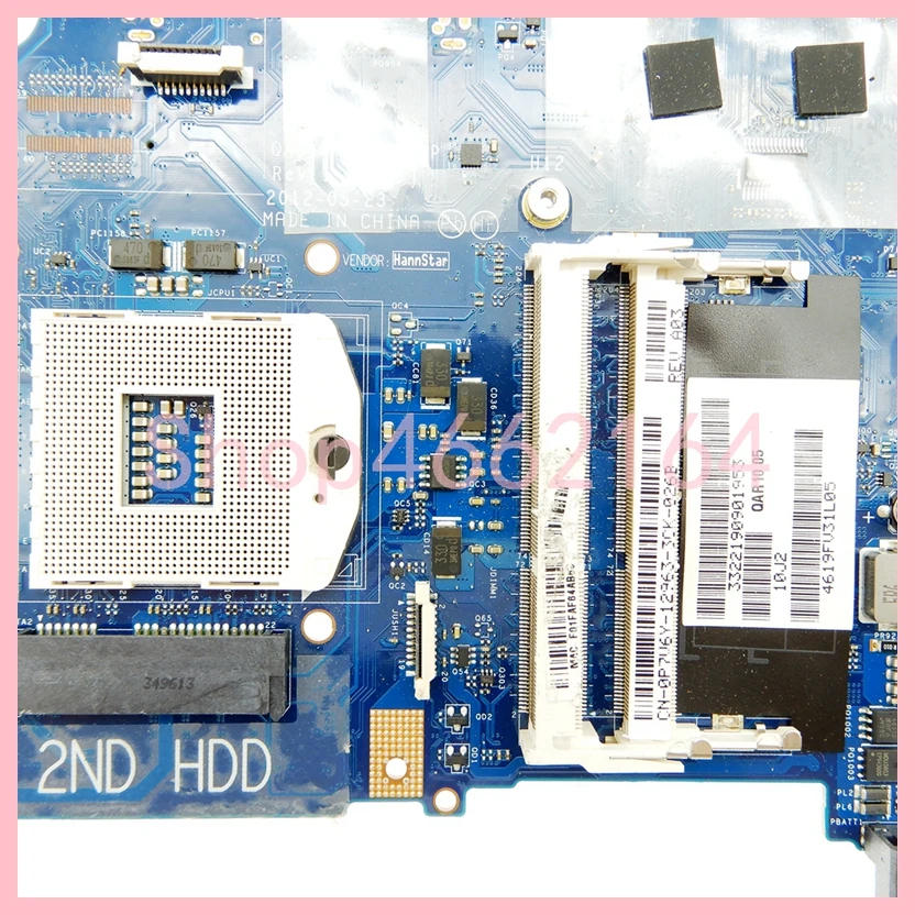 Placa-mãe Portátil para Dell Precision M6700 La7933p Slj8a Ddr3 Notebook Mainboard cn 0dkt5y 0p7v6y 100 Testado ok - Imagem 3