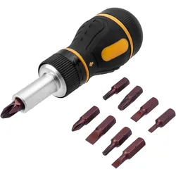Compact 9 - In - 1 Versatile Ratchet Screwdriver (Set Two)