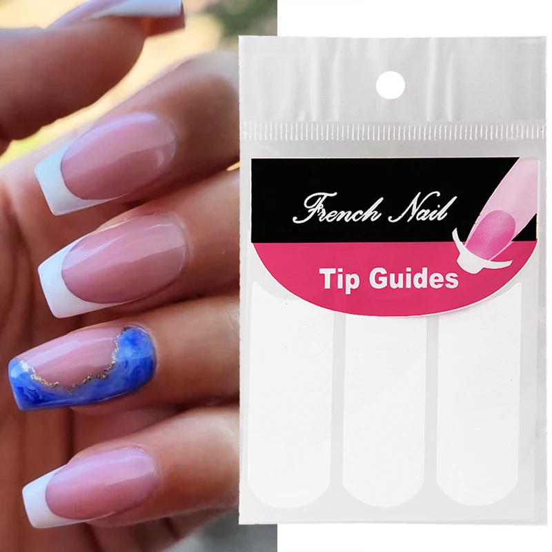 

1 шт. белые наклейки для ногтей улыбка полоски лента для французского творчества Типсы для дизайна ногтей декоративные направляющие для пальцев переводная наклейка Инструменты для маникюра