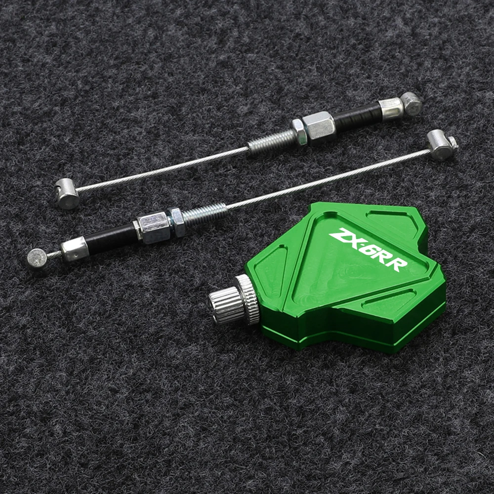 

For Kawasaki ZX6R ZX6RR Ninja ZX-6R ZX-6RR 2000-2023 2022 2021 Motorcycle CNC Aluminum Stunt Clutch Lever Easy Pull Cable System