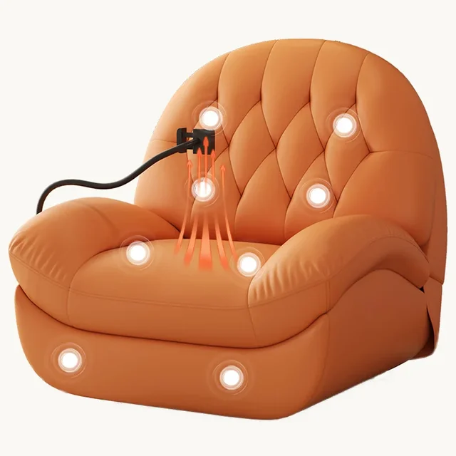 Modern Multifunctional Electric Recliner Massage Chair Home Leisure Rotatable Lazy Sofa with Rocking Feature