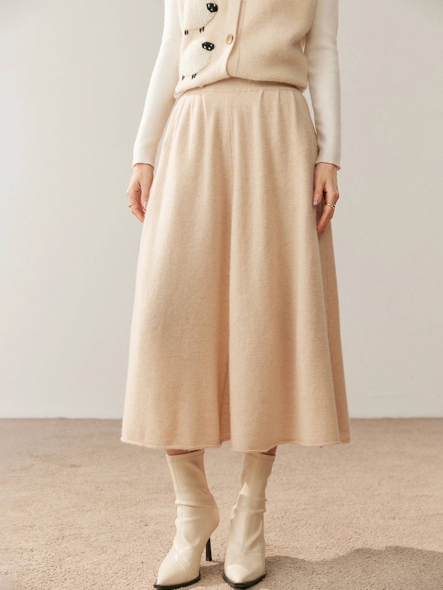 Cashmere Skirt Styling 4
