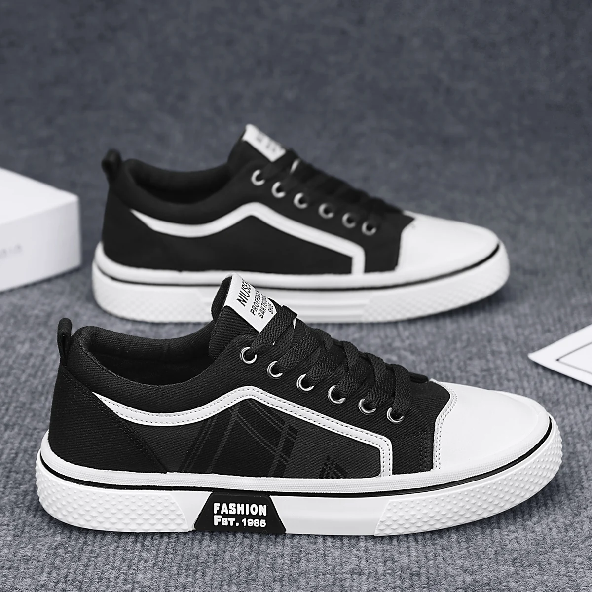 Men's casual sports outdoor hiking trendy fashion street comfortable Men's canvas shoes