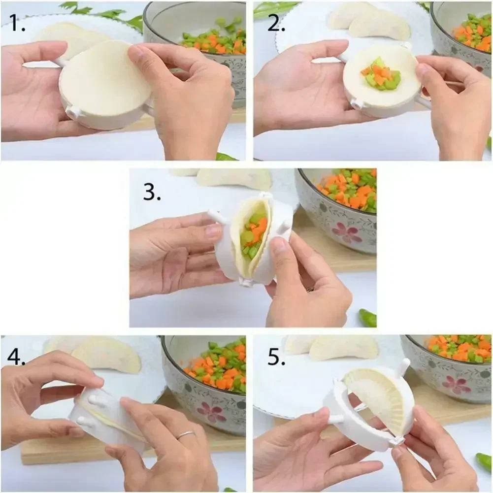 1pcs dumpling maker tool Dumpling Maker Dumpling Tool Dough Press Mold Meat Pie Cutter for Ravioli Calzones Empanada Turnover Pierogi Gyoza