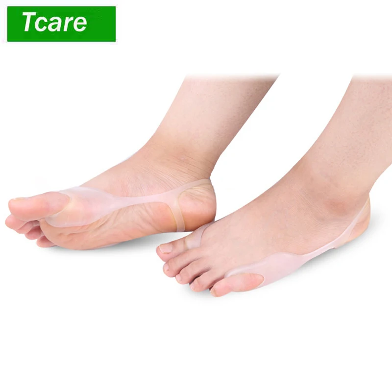 Tcare Soft Silicone Gel Bunion Pad Toe Loops Toe Corrector Cushions & Separates Toes Cushions