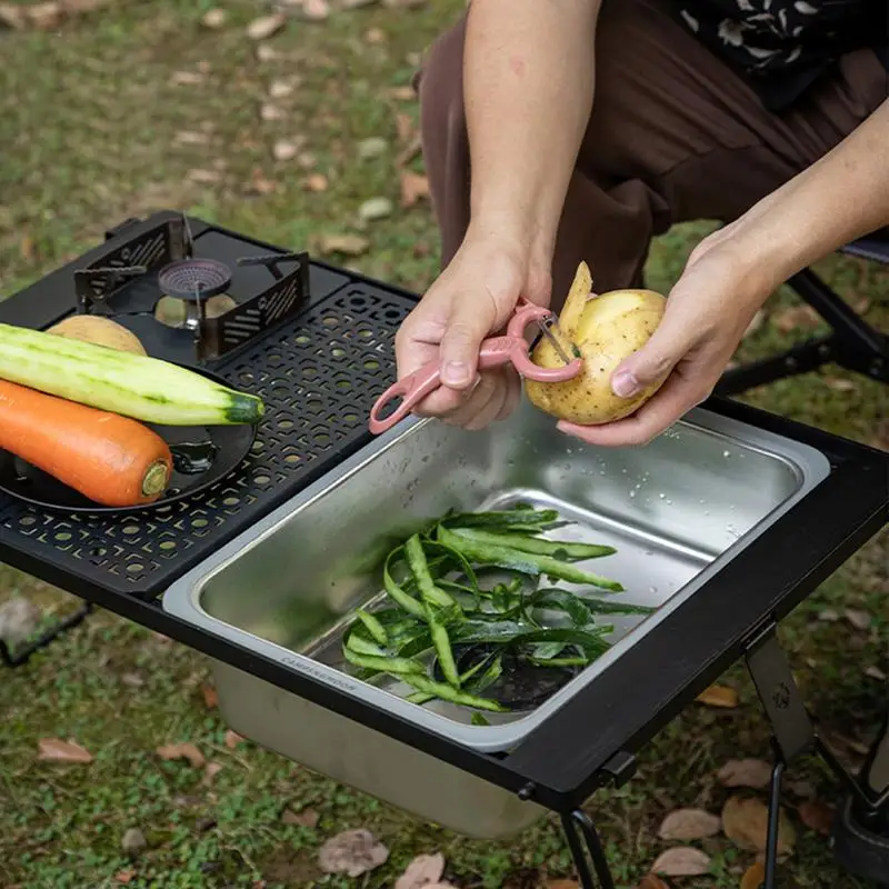 Kitchen Sink Workstation Stainless Steel Camping Sink Single Bowl Laundry Utility Portable Farmhouse Kitchen For
