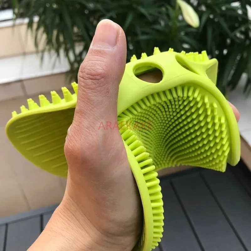 Pet size set, hand bath brush, dual-use, cat bath massage brush, cat dog dog cleaning brush