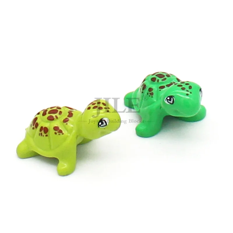 10pcs MOC 11603pb01 Turtle Friends Elves Building Blocks Brick DIY Compatible Bubbles Ocean Sea Pet Animal Zoo Toys — view 5