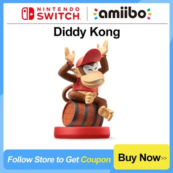 Nintendo Switch Amiibo Diddy Kong for Nintendo Switch and Nintendo Switch OLED Game Interaction Model Super Mario Party Series 1