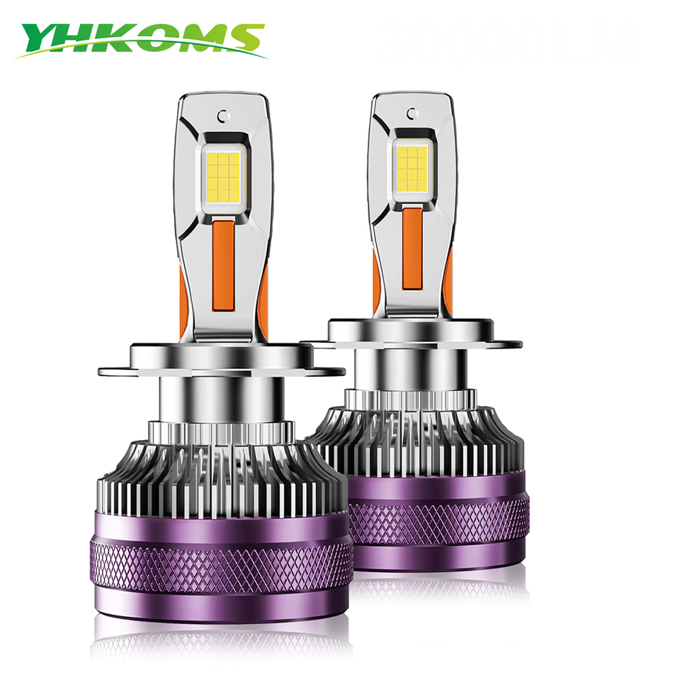 YHKOMS High Brightness H4 H7 Canbus Car LED Headlight 9005 HB3 9006 HB4 H1 H11 Auto LED Lamp Fog LED Light 300W 30000LM 12V 24V