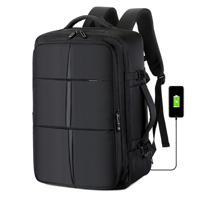 Mochila para ordenador portátil de 15,6 pulgadas para hombre, morral  escolar de nailon con carga Usb, resistente al agua - AliExpress