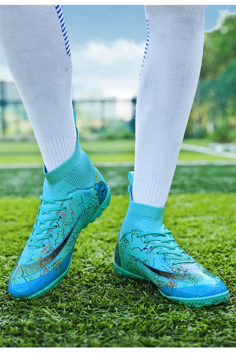 Long Spikes Society Herren Fußball Indoor Rasentraining Fast Field Boots Cleats Mann Turnschuhe Futsal Fußballschuhe_voghion.com