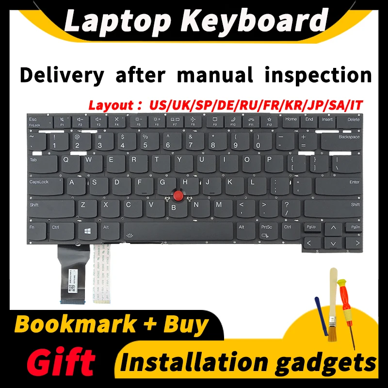 Teclado De Dise&ntilde;o De EE. UU. Con Reemplazo Retroiluminado