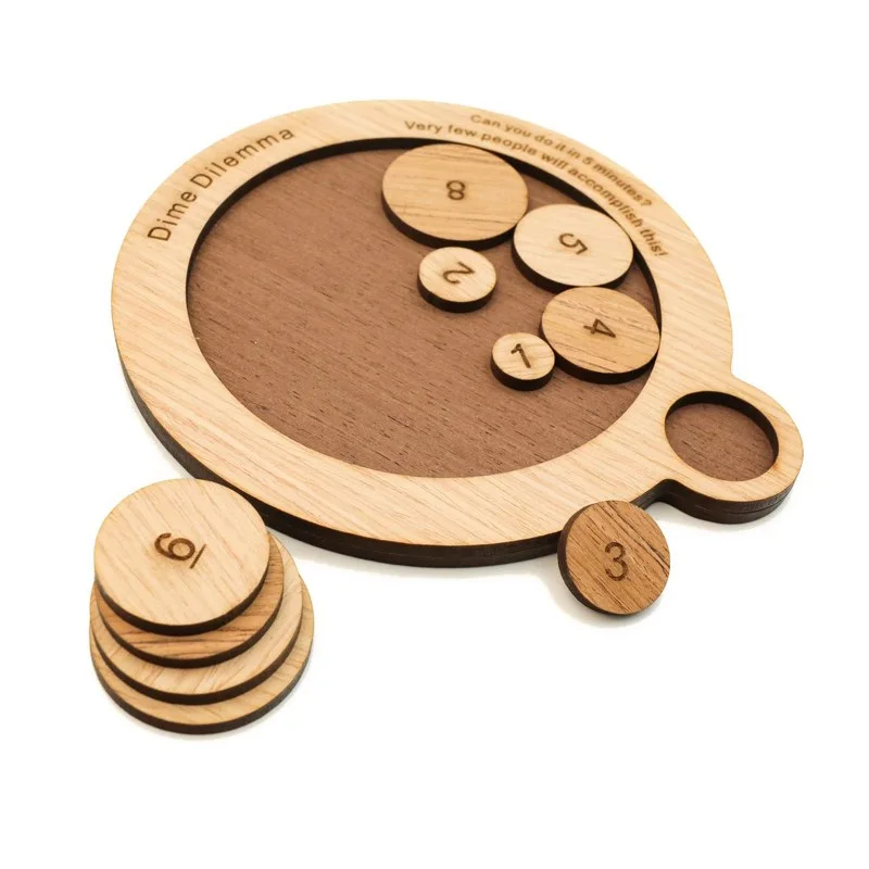 Enigmatic Penny Puzzle Brain Teasers – Engaging IQ Challenge Logic Game and Educational Gift