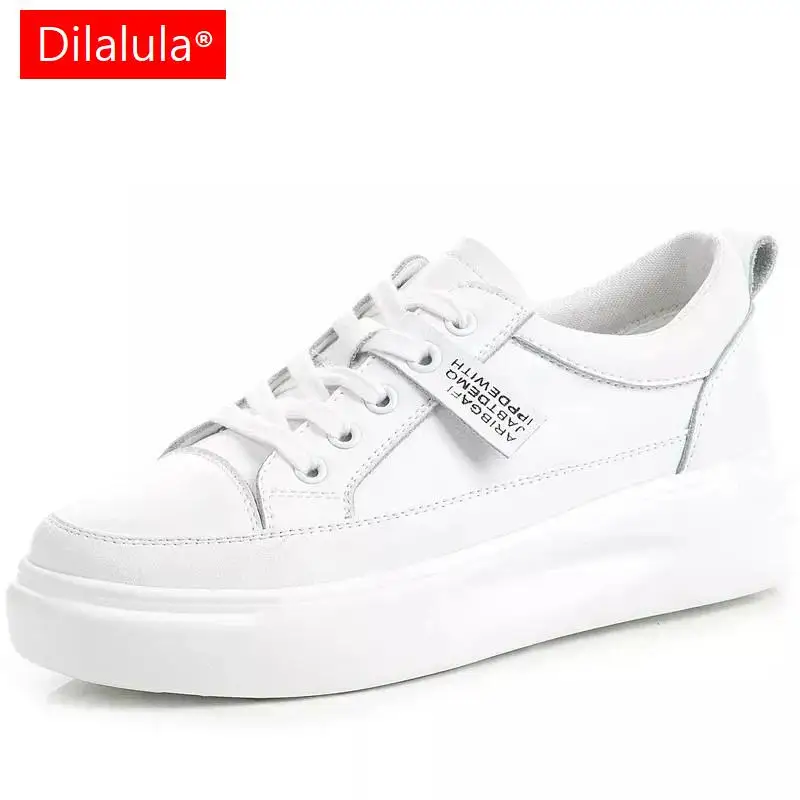 

Dilalula Genuine Leather For Women Sneakers New Running Autumn Winter Spring Shoes For Girls 2024 Sport Shoes Woman Casual Shoes