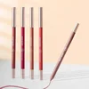 BEAUTY GLAZED 2 Pcs  Lip Liner Set Long Lasting Waterproof Lipliner Matte Velvet Lipstick Pen Lip Makeup Cosmetic Smudgeproof 3