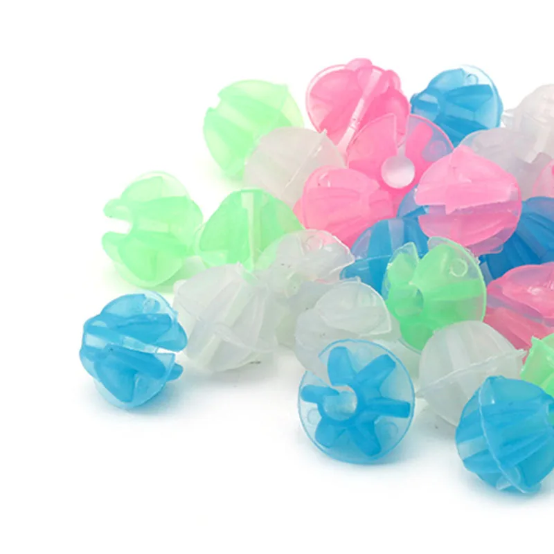Bike accessories 36X colorful plastic cycle bike wheel spoke clip luminous beads decors