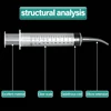 Elbow Syringe Bird Feeding Breast Feeding Medicine Feeder 12ml Plastic Syringe Needleless Syringe Pigeon Feeding 2