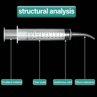 Elbow Syringe Bird Feeding Breast Feeding Medicine Feeder 12ml Plastic Syringe Needleless Syringe Pigeon Feeding 2