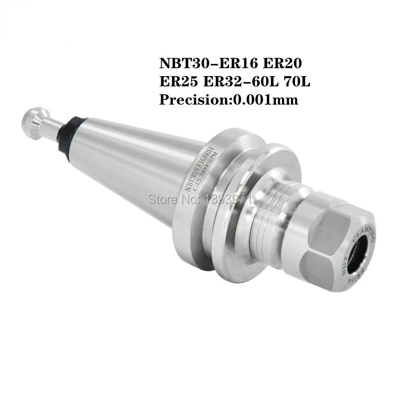 

Высокоточный Φ ER20 ER25 NBT30-ER16 70L держатель инструмента с динамической балансировкой без потерь CNC, Точность 0,001 мм