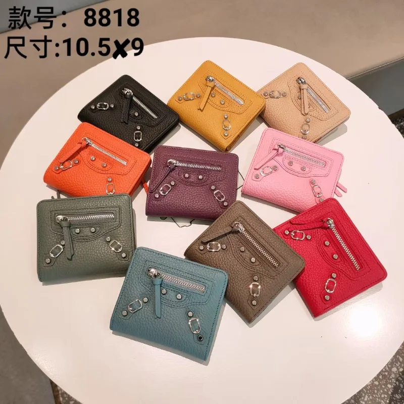 Luxury Designer Purse 100% Genuine Leather Wallets Purses Fashion Small Money Bag Hasp Design Wallet Handbags | Багаж и сумки