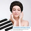 21" Disposable Bouffant Caps 100PCS Stretch Net Hair Head Covers for Cooking Food Service Kitchen Home Salon Spa Catering Black 2
