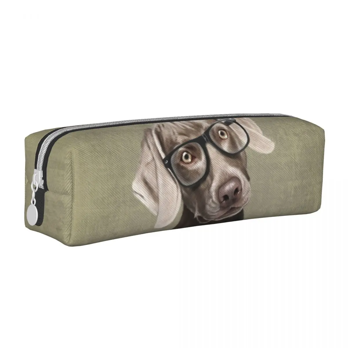 

Mr Weimaraner Pet Dog Pencil Case Pencil Pouch Pen Holder for Student Big Capacity Pencil Bags School Supplies Zipper Stationery