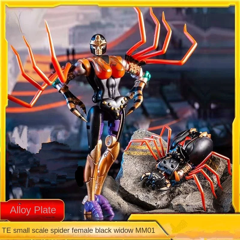 

TE Mouse Widow Transformation Toys Element TE MM01 MM-01 Super Warrior Beast War Alloy Action Figure Robot With Box