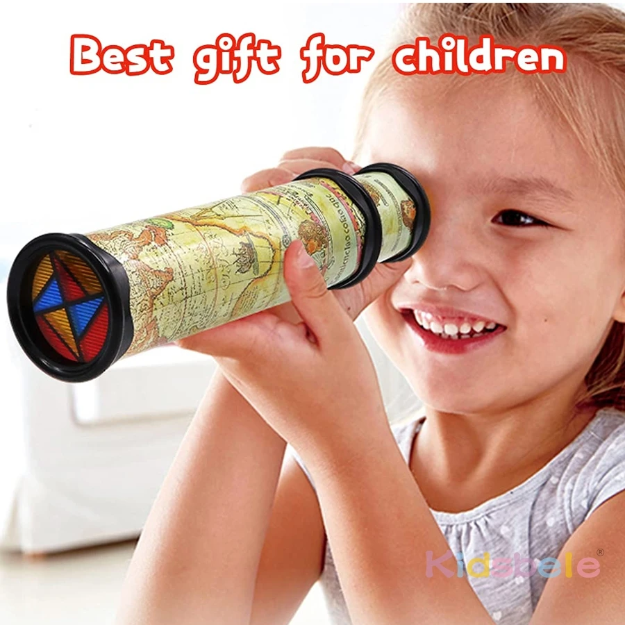 Zauberröhre Kaleidoskop für Kinder – Optisches Spielzeug mit Farbwechsel zur Förderung von Fantasie und visueller Entwicklung_voghion.com