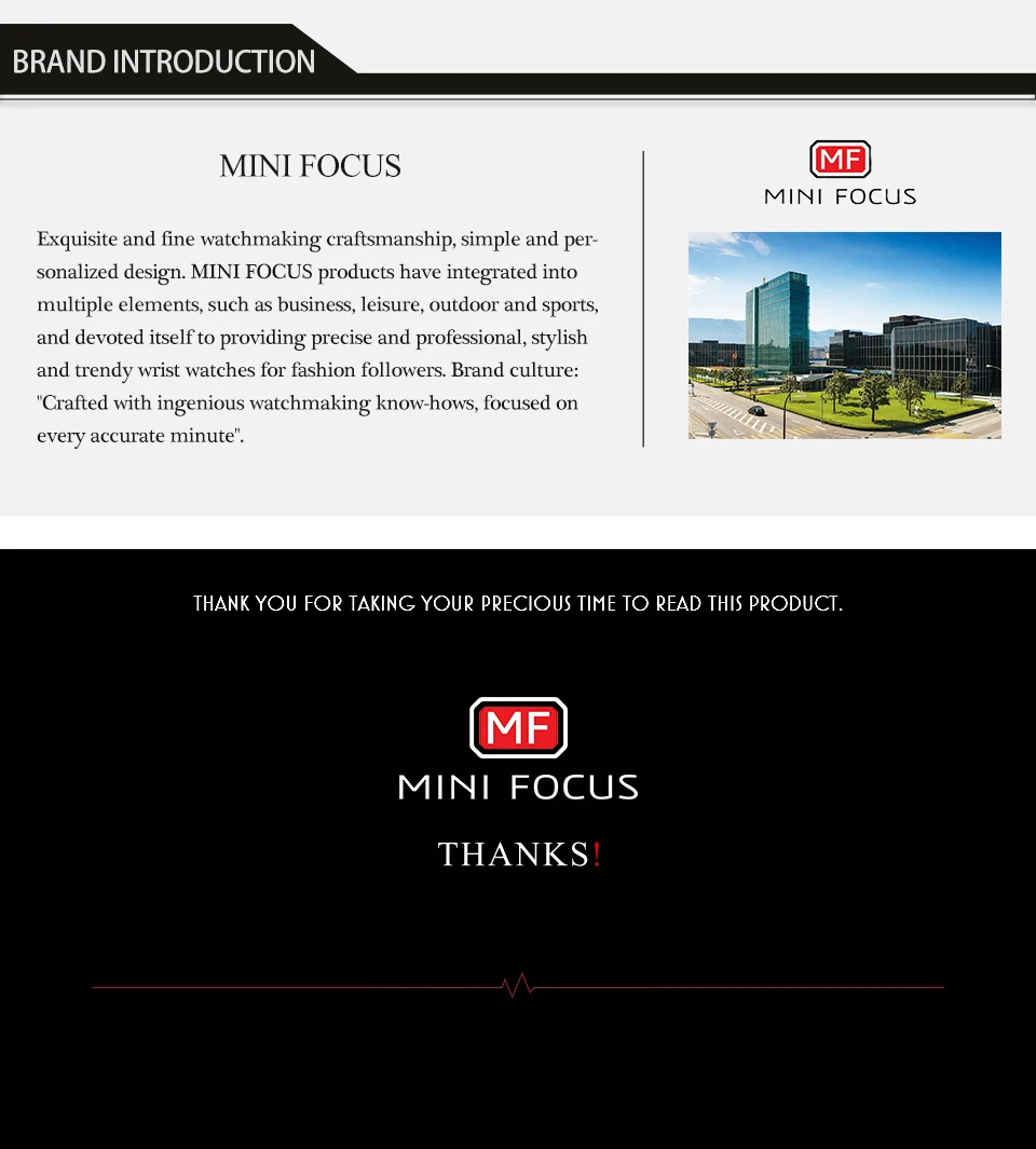 MINI FOCUS quartzhorloge voor heren Waterdicht_voghion.com