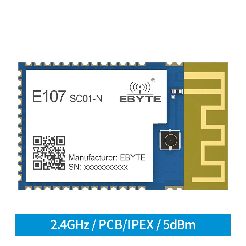 

E107-SC01-N Star сетевой модуль малой мощности GFSK RSSI 2,4 ГГц PCB IPEX антенна беспроводной трансивер передатчик приемник SMD