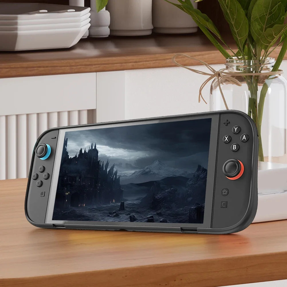 For NS2 TPU Protective Case Ergonomic Protection Cover Non-Slip Drop-Proof Lightweight Soft Handheld Console Shell Friend Gifts