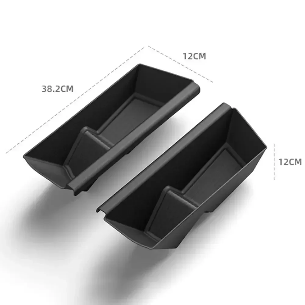 Car Door Side Storage Box Storage Organizer Tray For TESLA For Cybertruck Door Armrest Umbrella Trash Can Washable Tidying